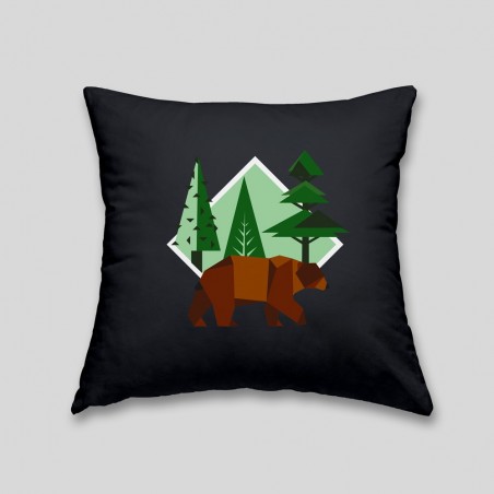 Brown bear cushion_11