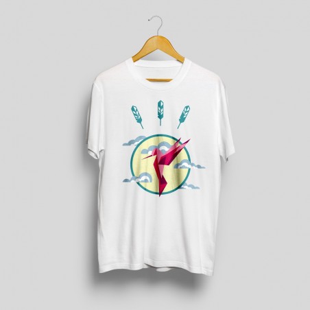 Hummingbird printed t-shirt, M_26